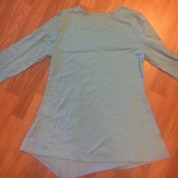 Last one. Size large. Baby blue knit tunic. - Picture 7 of 7