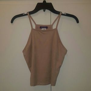 Tan crop top