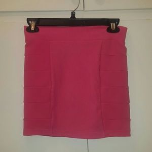 Pink skirt