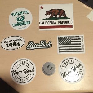 8 Brandy Melville stickers