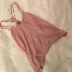 CHARLOTTE RUSSE CHAIN STRAP TOP