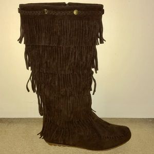 ❗️SOLD❗️Fringe Boots