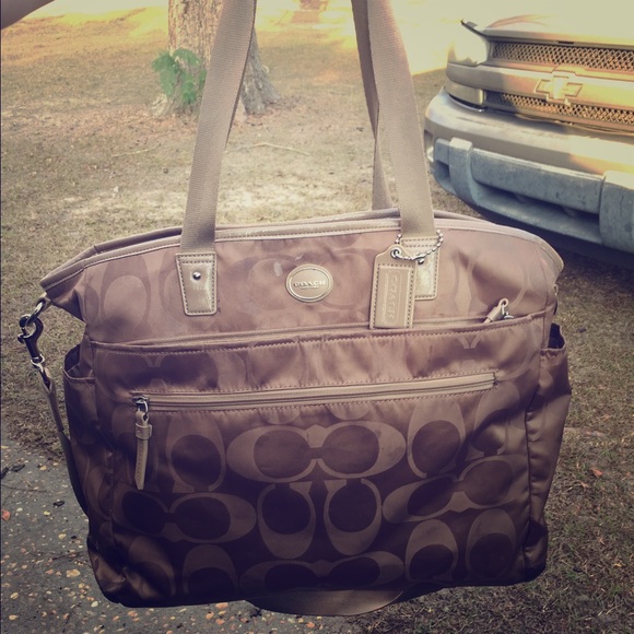 Authentic Coach Diaper Bag - Picture 1 of 2