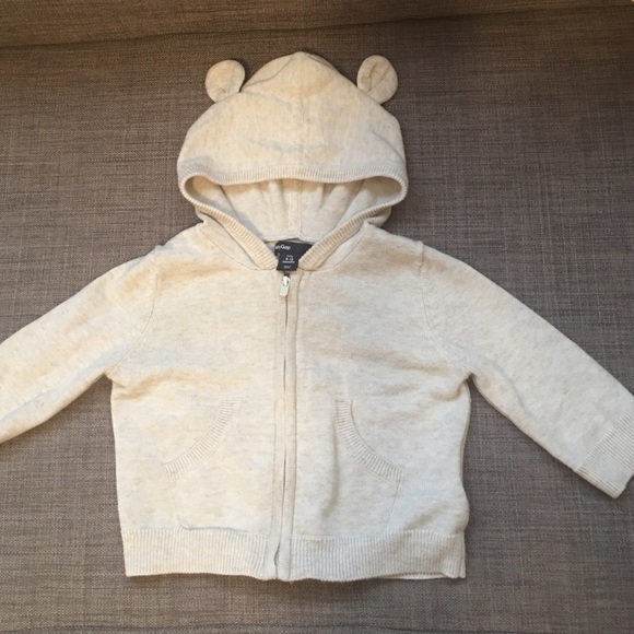 Baby Gap cardigan with ears 6-12 mo
