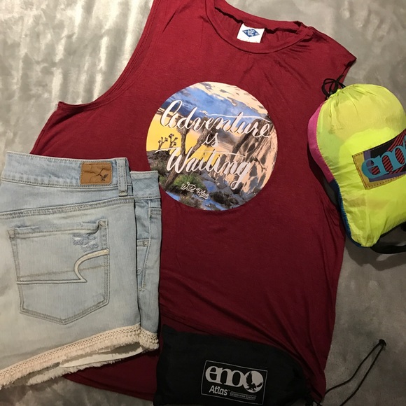 Wild blue t-shirt NWOT