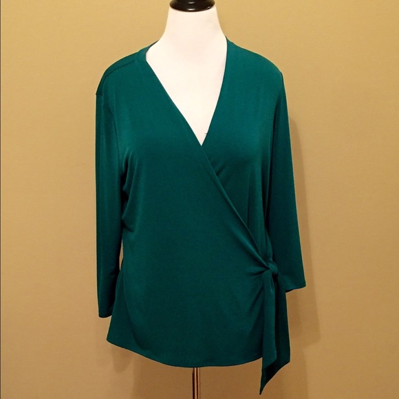 NEW w/no tags - Alex Marie Wrap Blouse