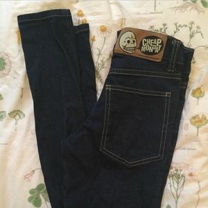 Cheap Monday Dark Wash Skinny Jeans (26)