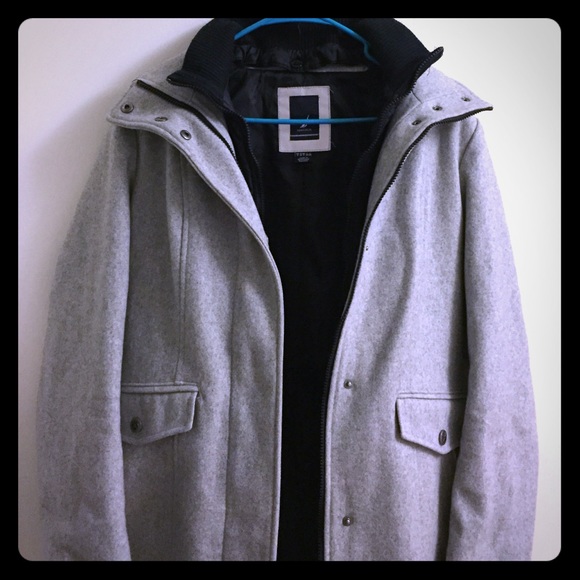 Nautica gray wool coat sz 4