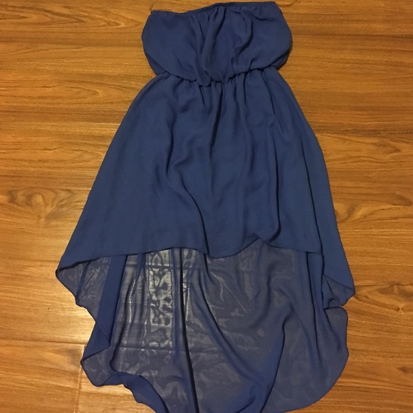 High low blue dress!