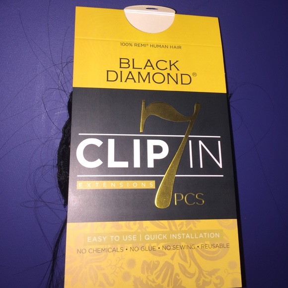 22 inch 100% HUMAN REMY HAIR 1B BRAND NEW - Picture 2 of 5