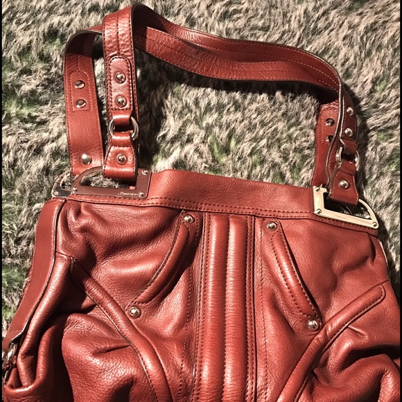 Dark brown brand new Makowsky handbag