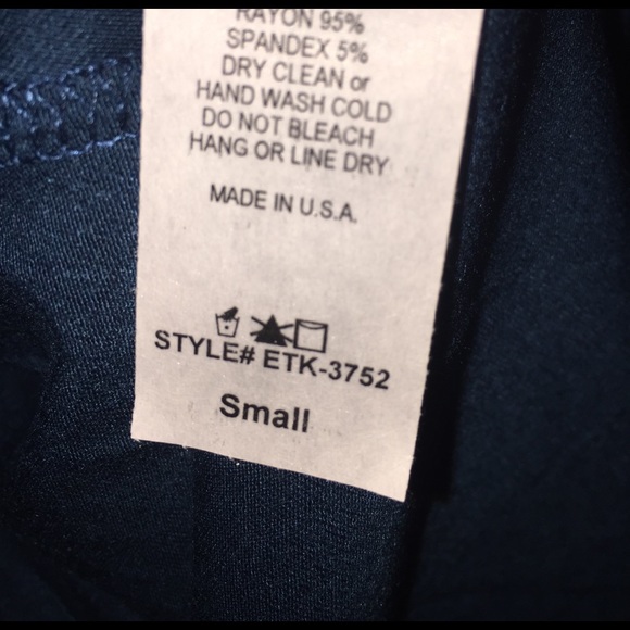 S-L dark Teal Cold shoulder top - Picture 2 of 3