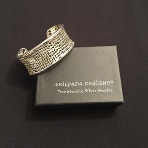 Silpada Sterling Silver cuff bracelet RETIRED
