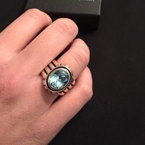 Silpada Blue Topaz ring RETIRED