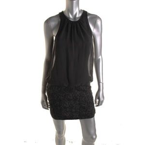 Aqua dress Women's Blouson Cocktail Dress sz  2