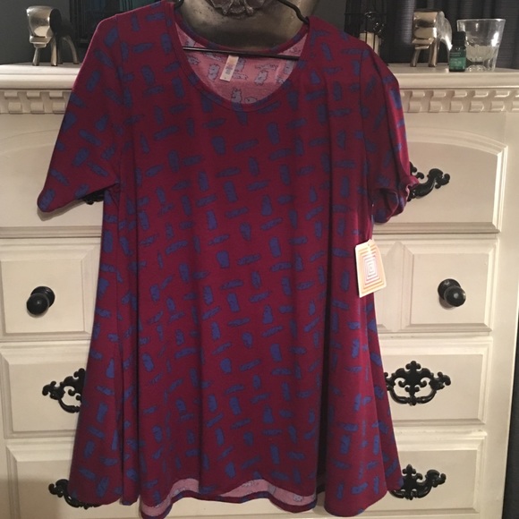 Lularoe perfect tee t large nwt