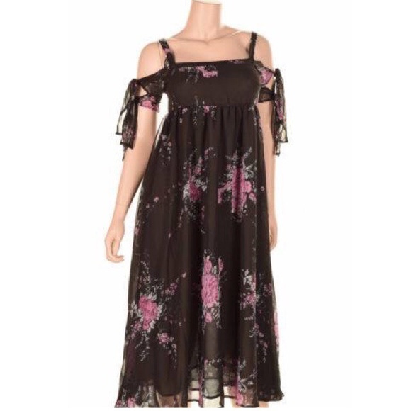 Free People Woman Printed Empire Dress sz XS