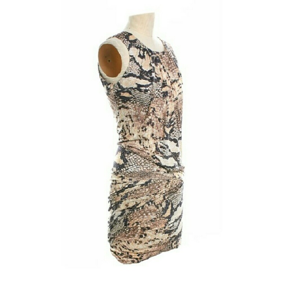 SOLD****Torn by Ronny Kobo snakeskin bodycon dress - Picture 2 of 4