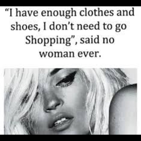 Shop till ya drop