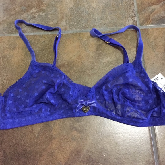 Juicy Couture blue bralette