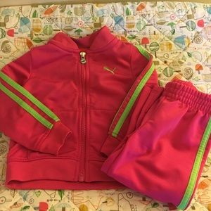2 Piece Puma tracksuit size 18ms