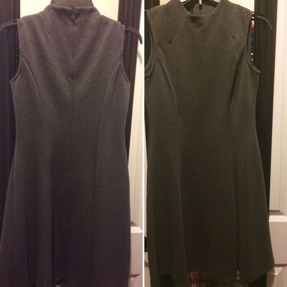 👗Donna Morgan Grey Sleeveless Dress - Picture 2 of 2