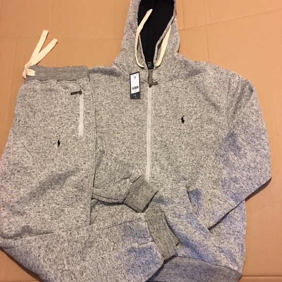 polo gray sweatsuit