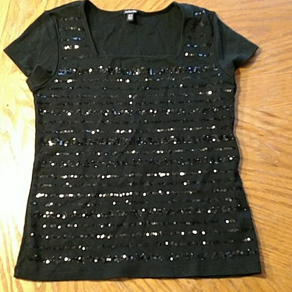 BLINGY BLACK TOP