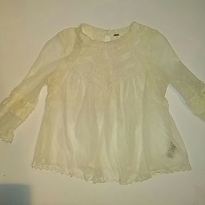 Lace baby doll top