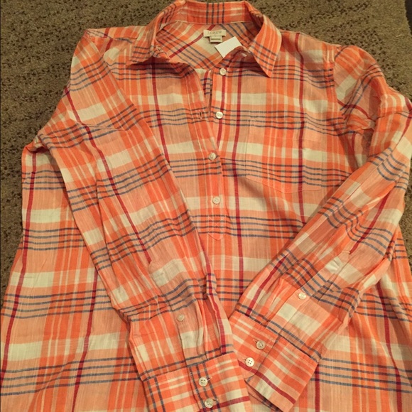 J Crew gauze popover