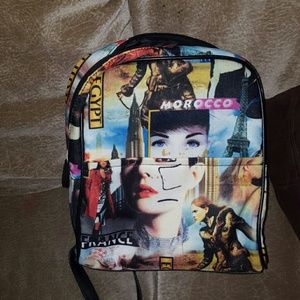 Color backpack purse