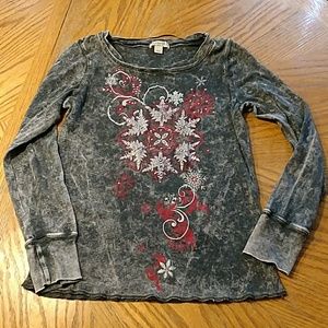 BLINGY ICE CRYSTALS TOP