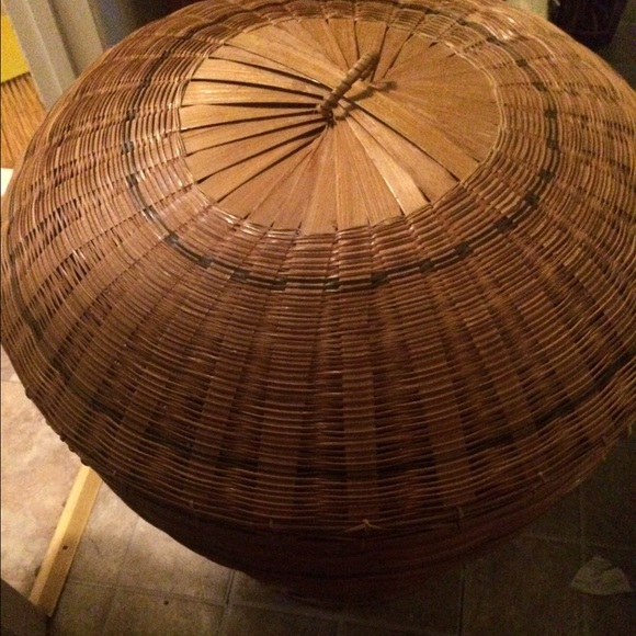 Large wicker basket