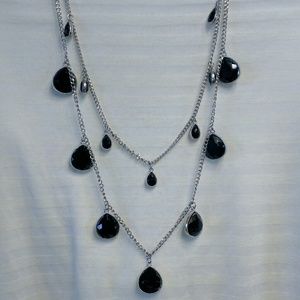 Banana Republic cascading necklace and earrings