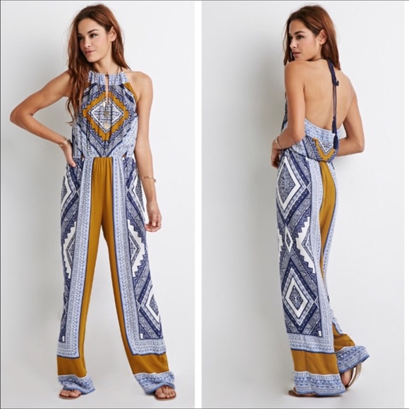 Forever 21 Pants - F21 Printed Jumper