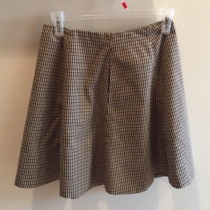 Plaid skater/circle skirt