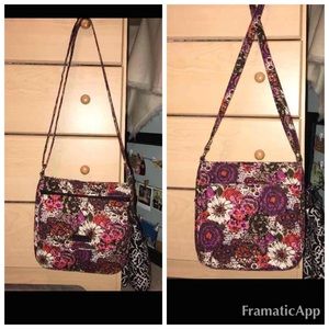Vera Bradley double zip mailbag