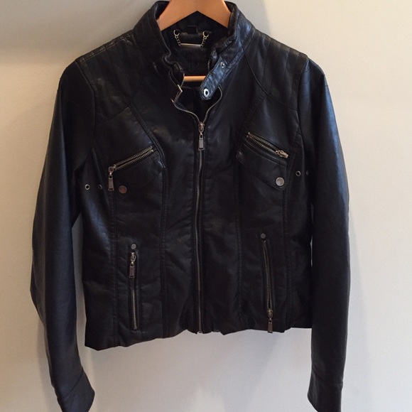 Faux Leather Jacket