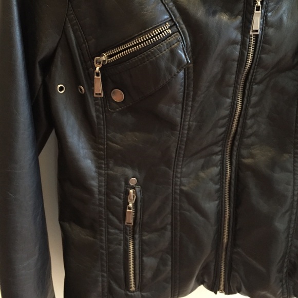 Faux Leather Jacket - Picture 2 of 3