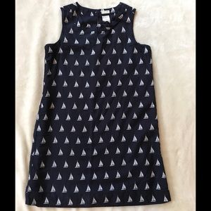 ADORABLE J.CREW CREWCUTS SAILBOAT PRINT DRESS