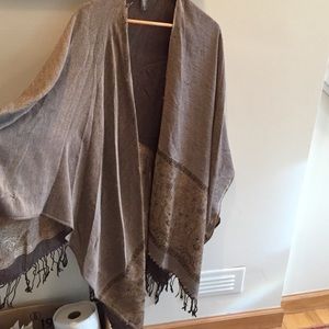 Brown Poncho / shawl