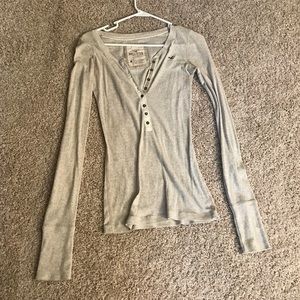 Hollister Tan Ribbed Thermal