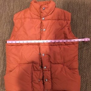 North face vintage orange vest