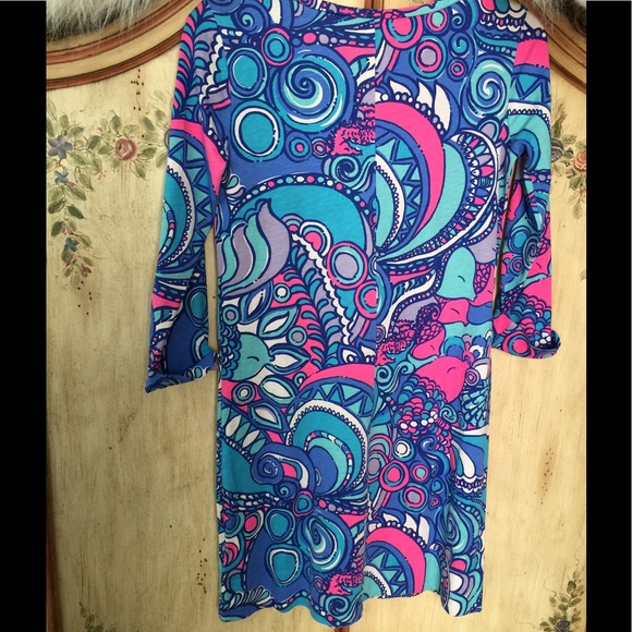 ☎️HP‼️ Lilly Pulitzer Dress Sea Jewels XS Linden - Picture 4 of 8