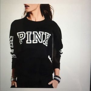 NWT pink Victoria secret campus crew