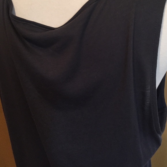 LOFT Gray Ruffle Blouse - Picture 4 of 4
