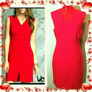 Beautiful red sheath dress. Size Large