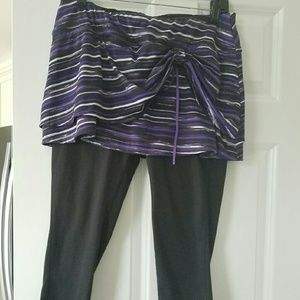 Crop leggings 2 in 1