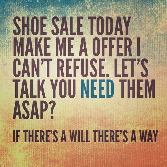SHOE SALE TODAY