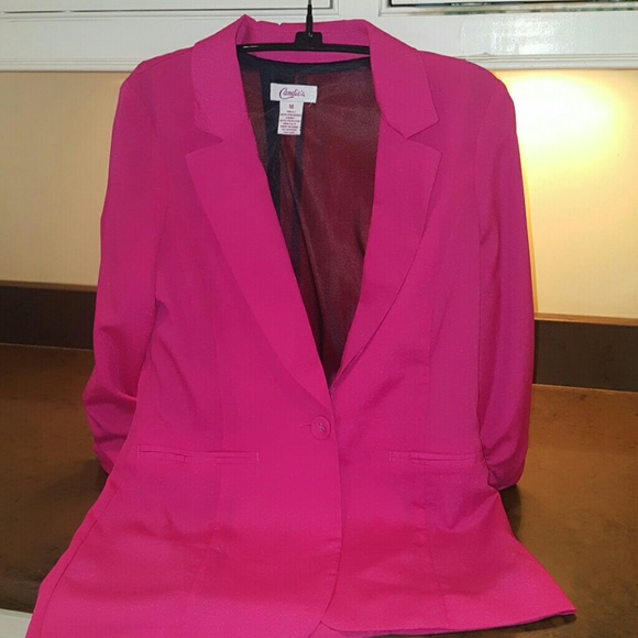Hot pink blazer